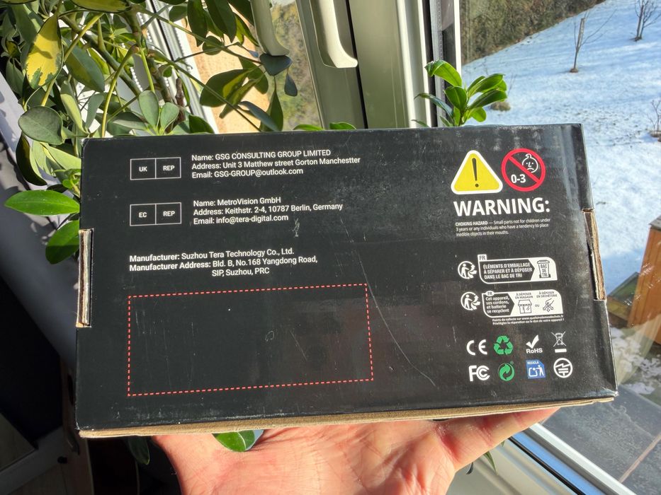 Bezprzewodowy profesjonalny czytnik kodów 1D/2D Tera model 5100