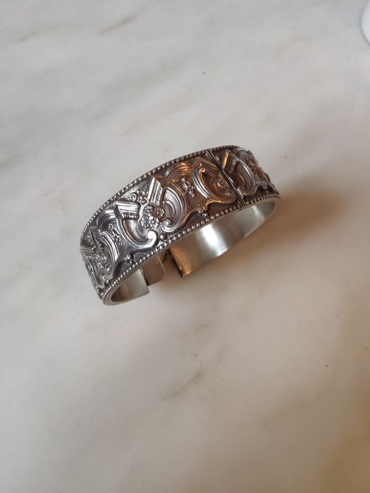 Pulseira de prata de lei " Rosas de Portugal"