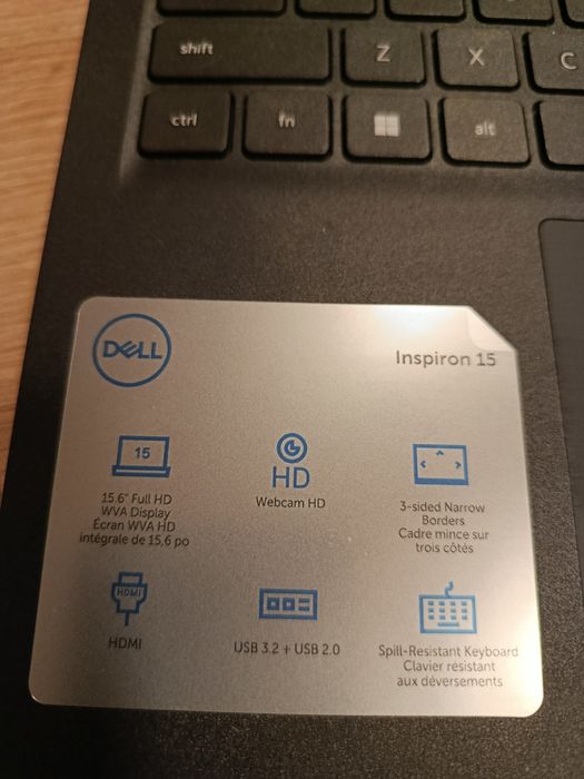 Dell Inspiron 3535 Ryzen 5 7530U/16GB/512/Win11 120Hz