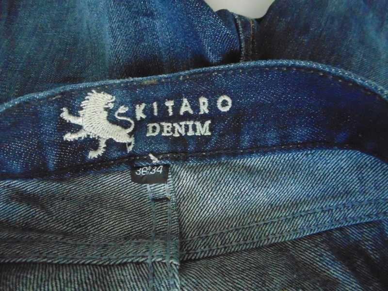 Kitaro Denim spodnie męskie jeans 36/34, pas do 98 cm