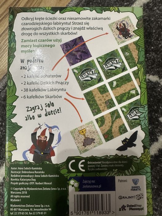 Gra planszowa Czarodziejski Labirynt