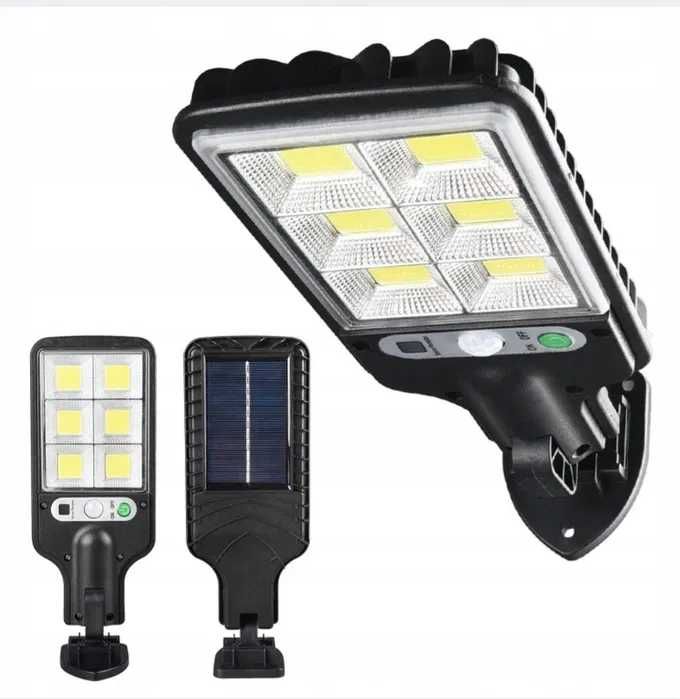 Lampa Solarna Zewnętrzna Czujnik Ruchu Zmierzchu