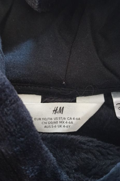 Толстовка, мєховушка, кєнгурушка для дівчинки h&m