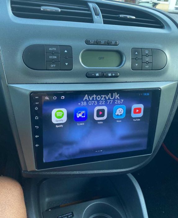 Магнитола LEON Seat ALTEA GPS 2 дин Сеат Леон Алтеа CarPlay Android 15