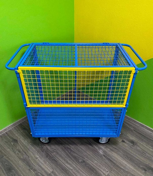 Тележка (візок) платформенная сетчатая.   КРЕПКАЯ !!!
