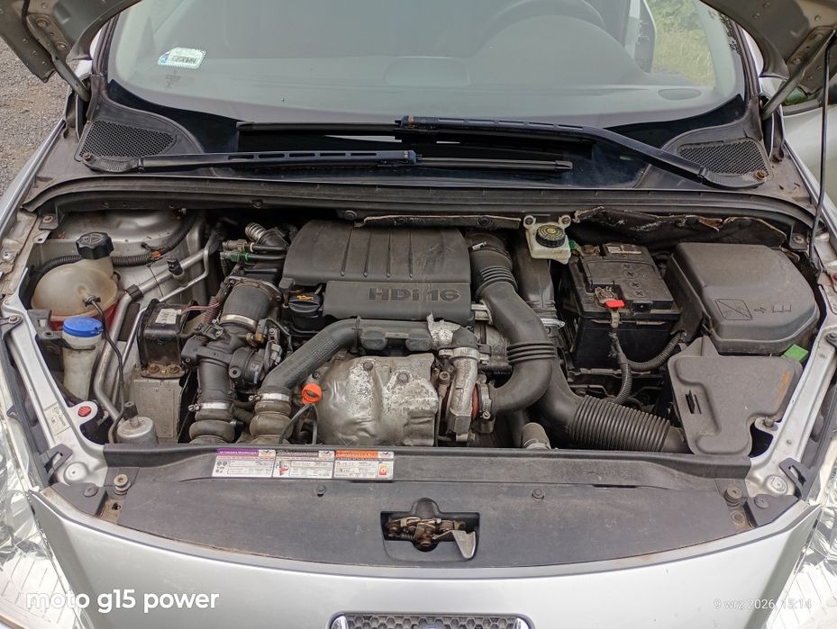 PEUGEOT 307 SW 1.6 HDi, kombi . Zwykłe sprzęgło, fabrycznie bez DPF'a