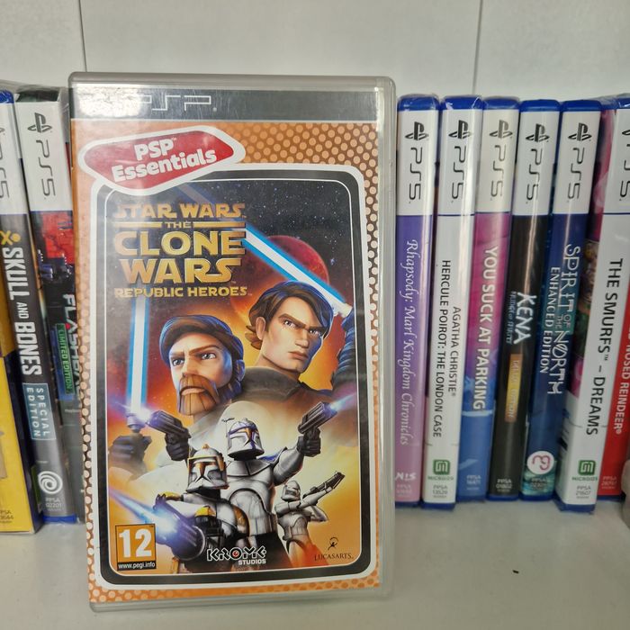 Star wars the clone wars psp PlayStation portable