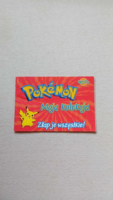 Album pokemon chipita na naklejki