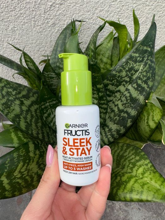 serum Garnier Sleek & stay nowe termoochronna na końcówki do włosów