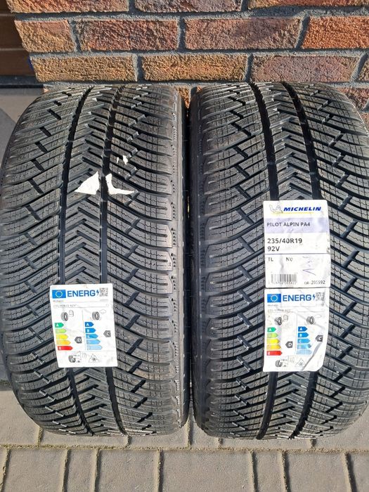 Nowe Opony Zimowe Michelin Pilot Alpin PA4 235/40 R19 92V NO