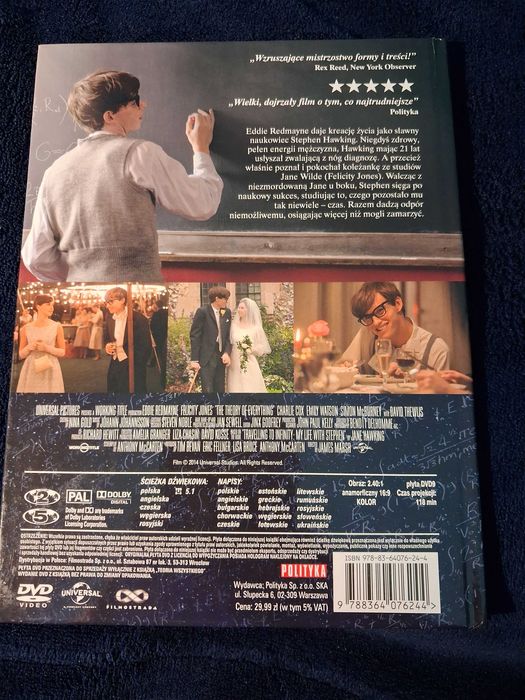 Teoria wszystkiego na DVD