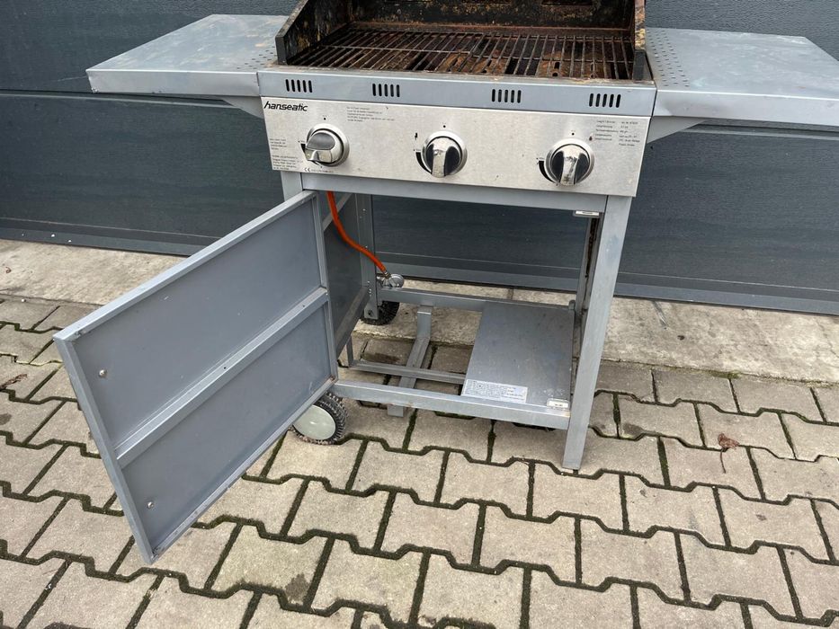 Gril grill gazowy hanseatic 3 palniki 9,7 KW