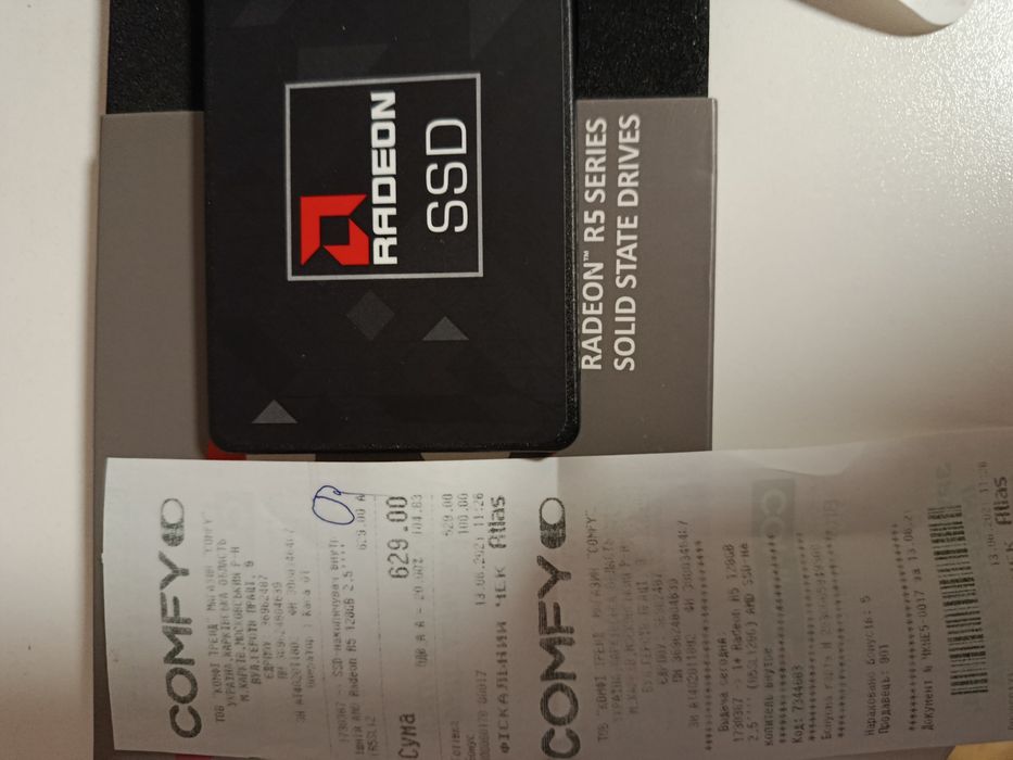 SSD диск AMD Radeon R3 128GB 2.5" SATA III 3D NAND TLC (R3SL0128G2)
