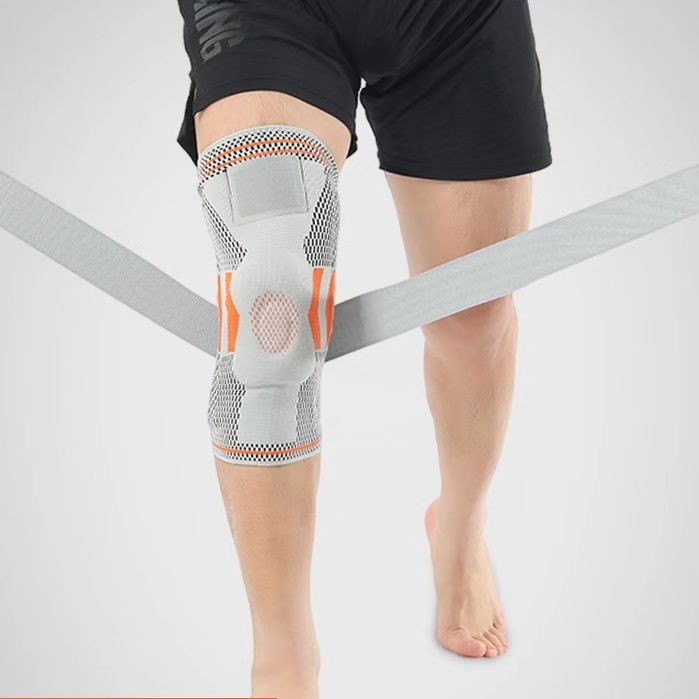 Бондаж для колена с фиксаторами на лепучках.Наколеник