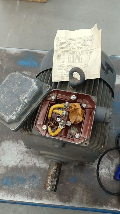 Електродвигун 7.5 кВт 1500 об новий ссср зберігання, электродвигатель