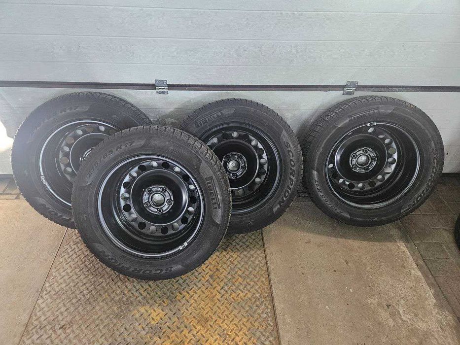 Диски в зборі VW 5/112 R17 6.5J ET38 dia 57.1mm + шини + колпаки