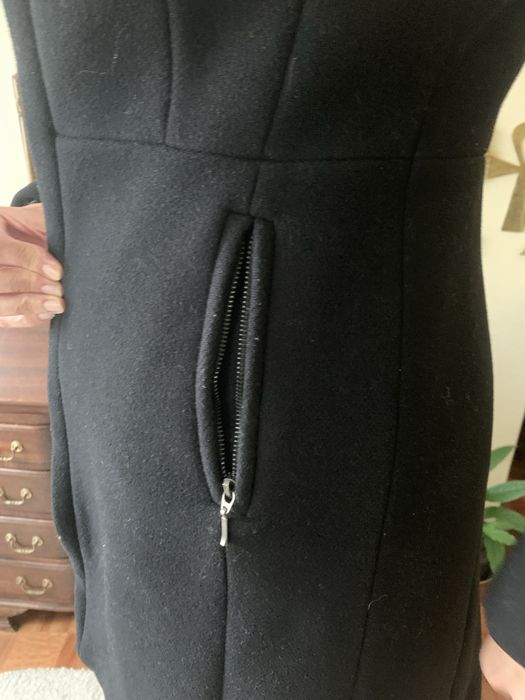 Sobretudo preto Zara