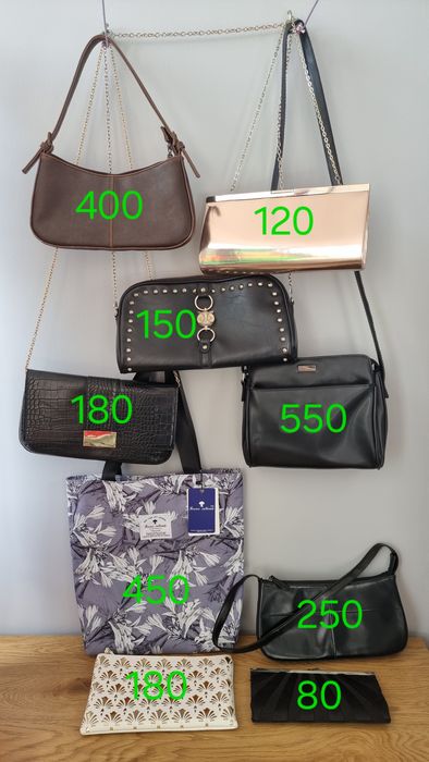 Сумка нова та б/в екошкіра на випускний клатч шопер кросбоді