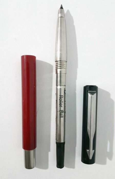 Canetas esferográficas Parker Vector e Inoxcrom 2001 antigas