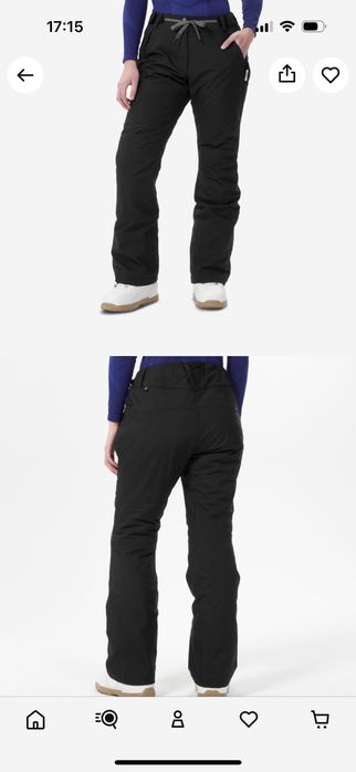 Dreamscape decathlon- spodnie snowboardowe 2XS, 34