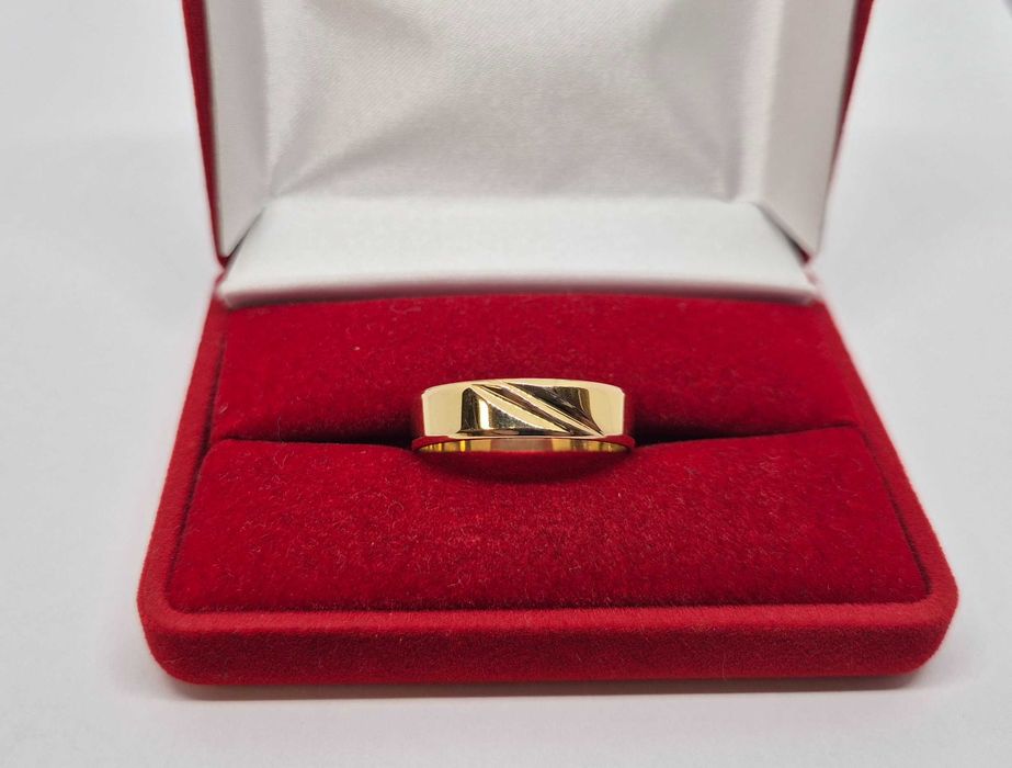 Obrączka złota 4,66g, złoto 14KT, Komis Jasło Czackiego