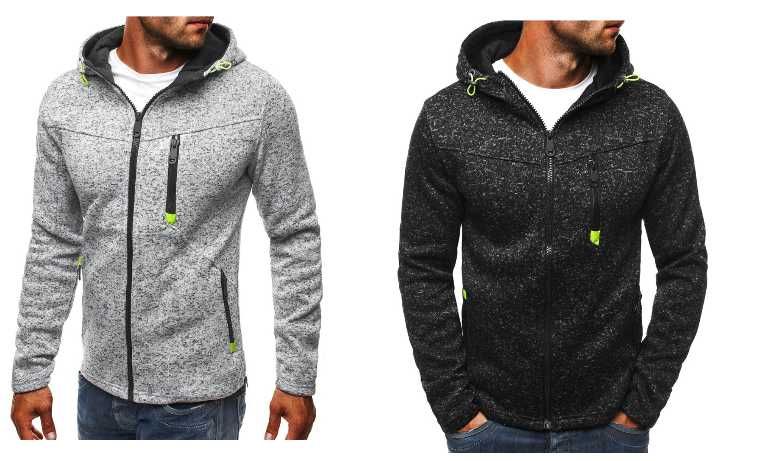 53 Bluza męska na zamek M - 4XL