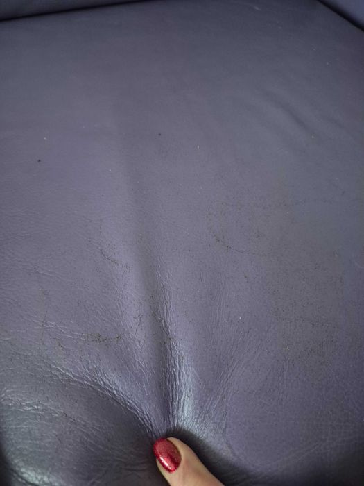 Zestaw dwóch kanap skórzanych Kler