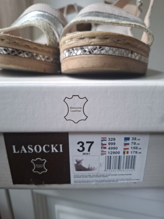 Buty lasocki 37 sandaly