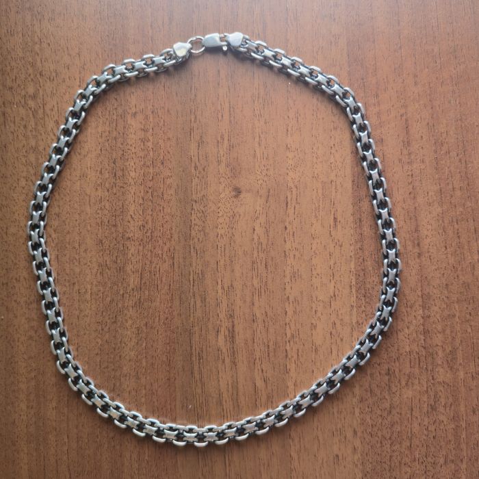 Чоловічий срібний ланцюжок