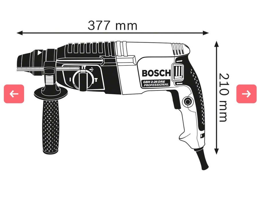 NOWY Bosch Professional GBH 2-26 DRE Młot udarowo-obrotowy SDS PLUS
