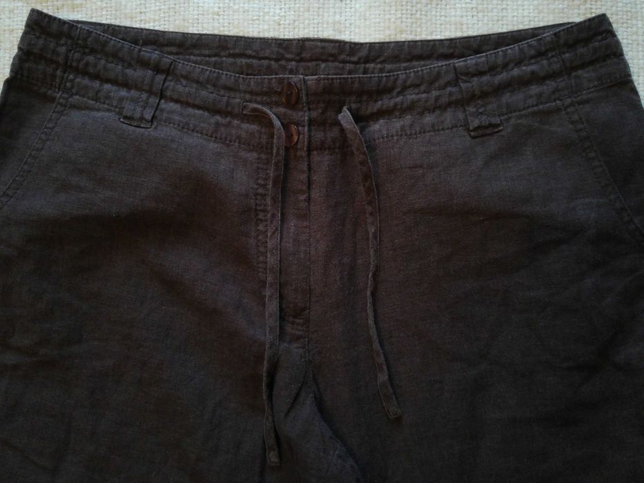 Spodnie lniane damskie