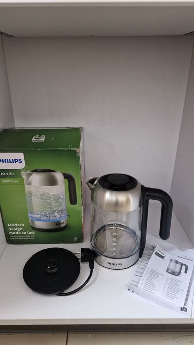 Czajnik Philips 1.7l. Szklany.