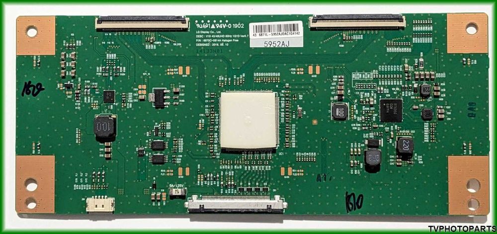 плата T-CON V19 43/49UHD 60Hz 1G1D Ver0.7 6870C-0814A Sony KD-43XG7096