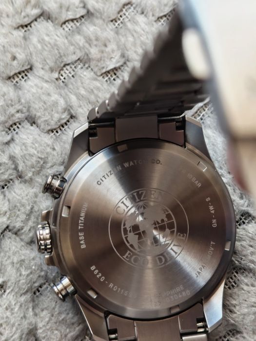 Zegarek męski Citizen Super Titanium Eco-Drive Solar 43mm Chronograph