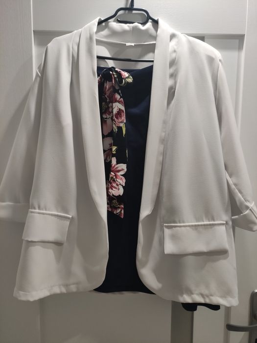 Elegancka bluzka z wiązaniem, rozm. 46