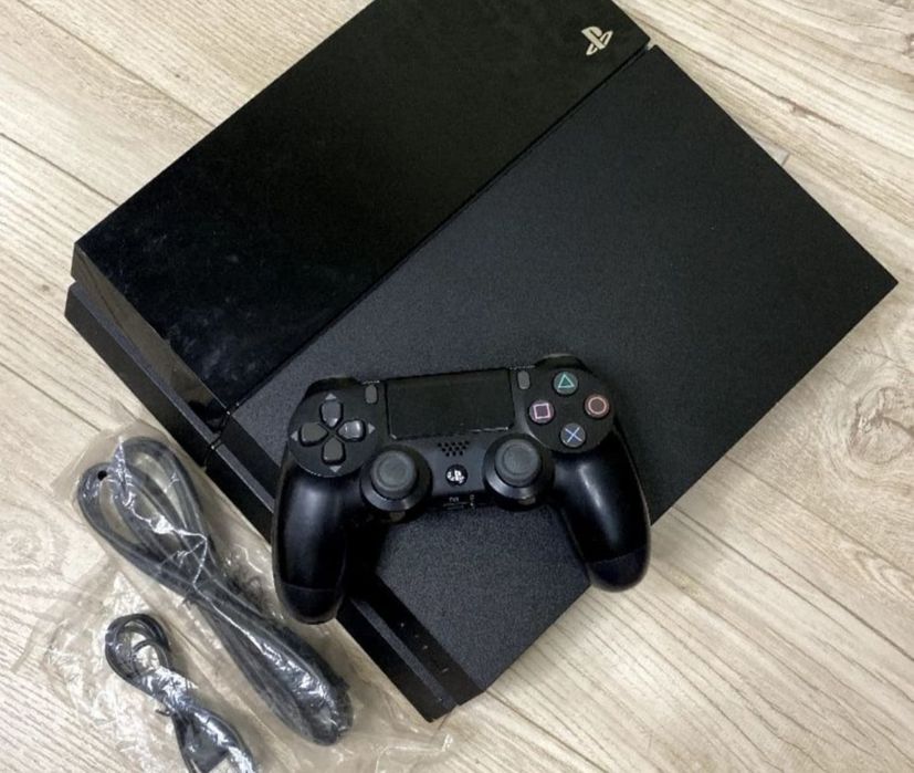 Магазин! Игровая консоль Playstation 4 FAT 500 GB + 60 Игр + 6 месяцев Гарантии