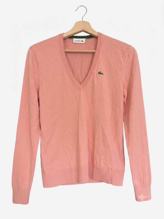 Lacoste rozowy sweter roz 34