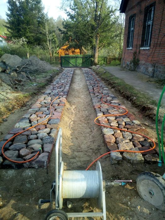 kamień polny granit bruk pruski rustykalny