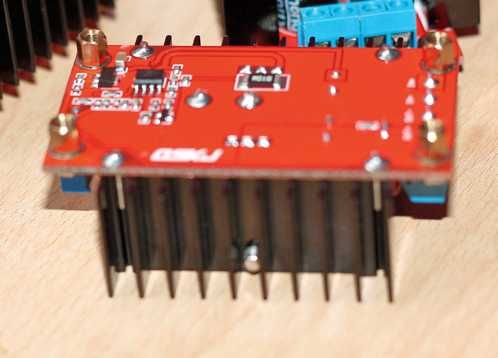 Мощный преобразователь напряжения, адаптер повышающий, до 35В до 6А