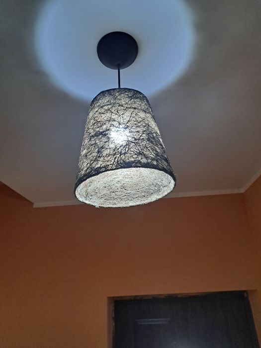 Lampa sufitowa brązowa