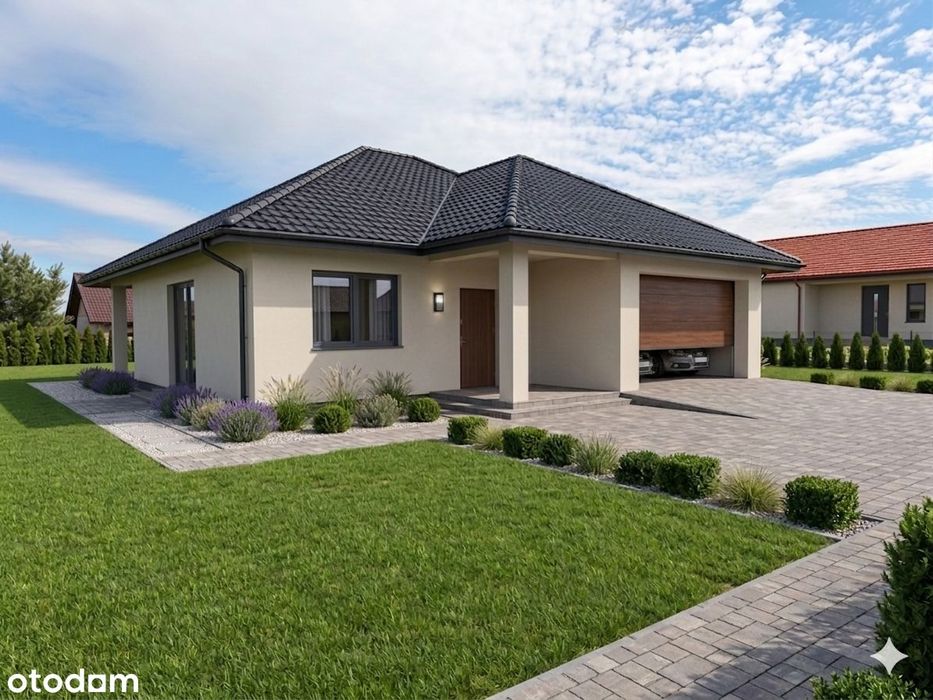 Nowy dom 150m² na działce 1500m² Jabłonna Druga Stan surowy zamknięty