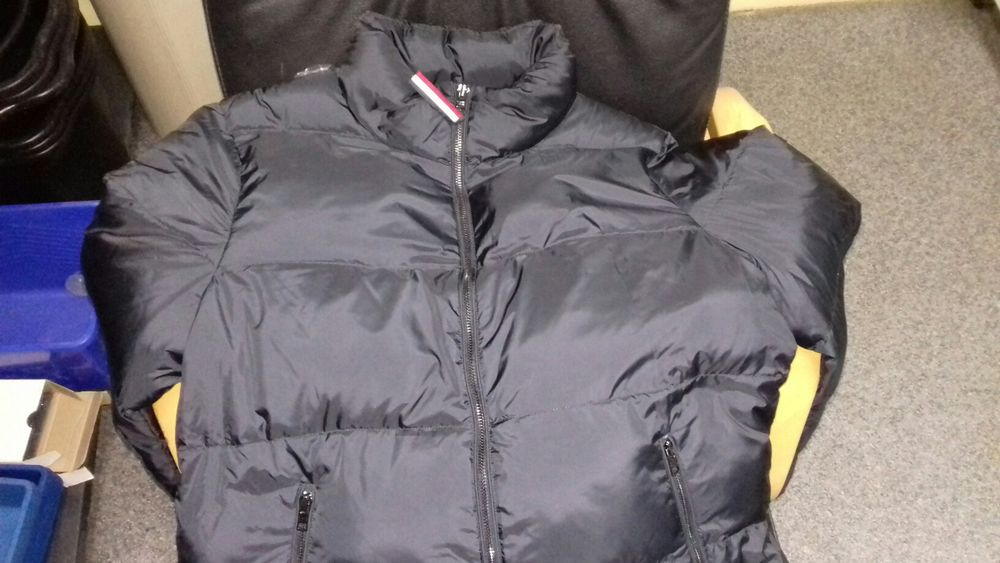 Tommy Hilfiger Kurtka zimowa puchowa pikowana XL oryginał damska