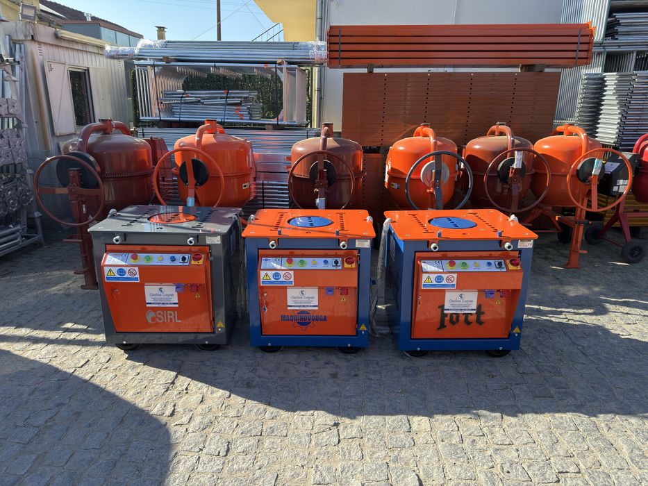 Máquina Cortar e Dobrar Ferro 30x35 Réguas longas NOVA