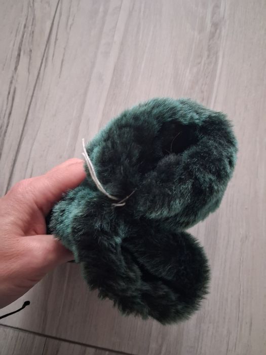 Zimowe skórzane rękawiczki dla maluszka