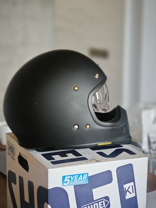 Shoei EX Zero Фотохром!!!  чорний мат XL