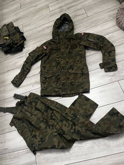 Komplet gore tex kurtka spodnie 128z/mon 128z wojsko we armia
