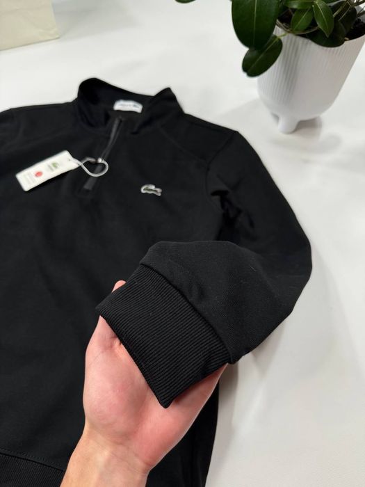 Кофта Lacoste чорна, універсальна та комфортна, розміри S–XL