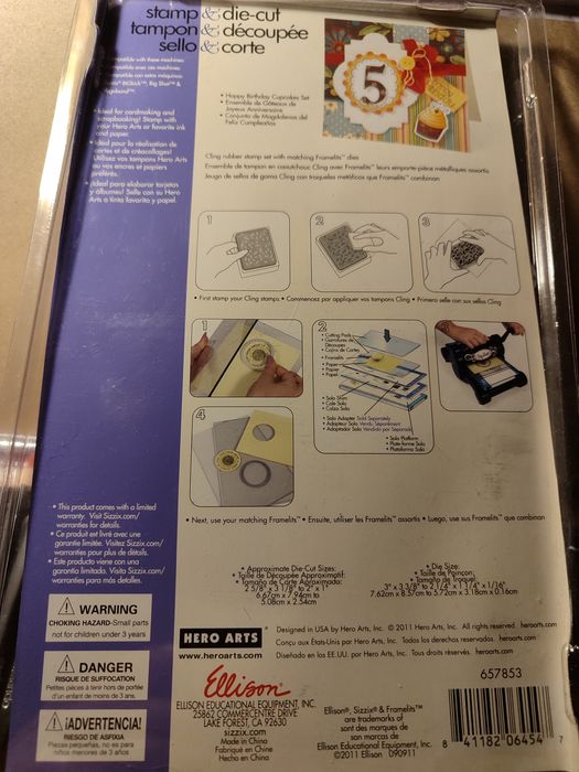 Cortantes + carimbos Sizzix