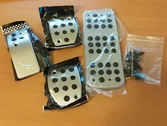 Conjunto Capas Pedais Peugeot 207 307, 208 308 Citroen C3 C4/DS