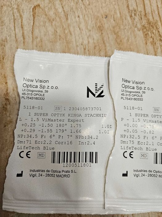 Okulary progresywne New Vision Optica